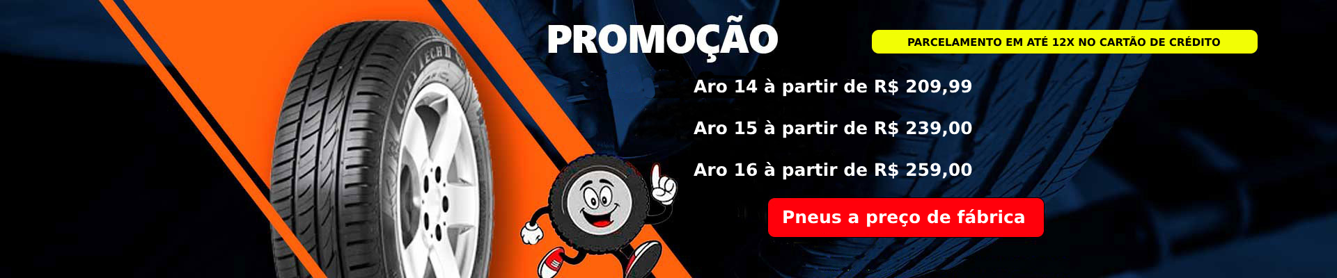 Promoção pneus